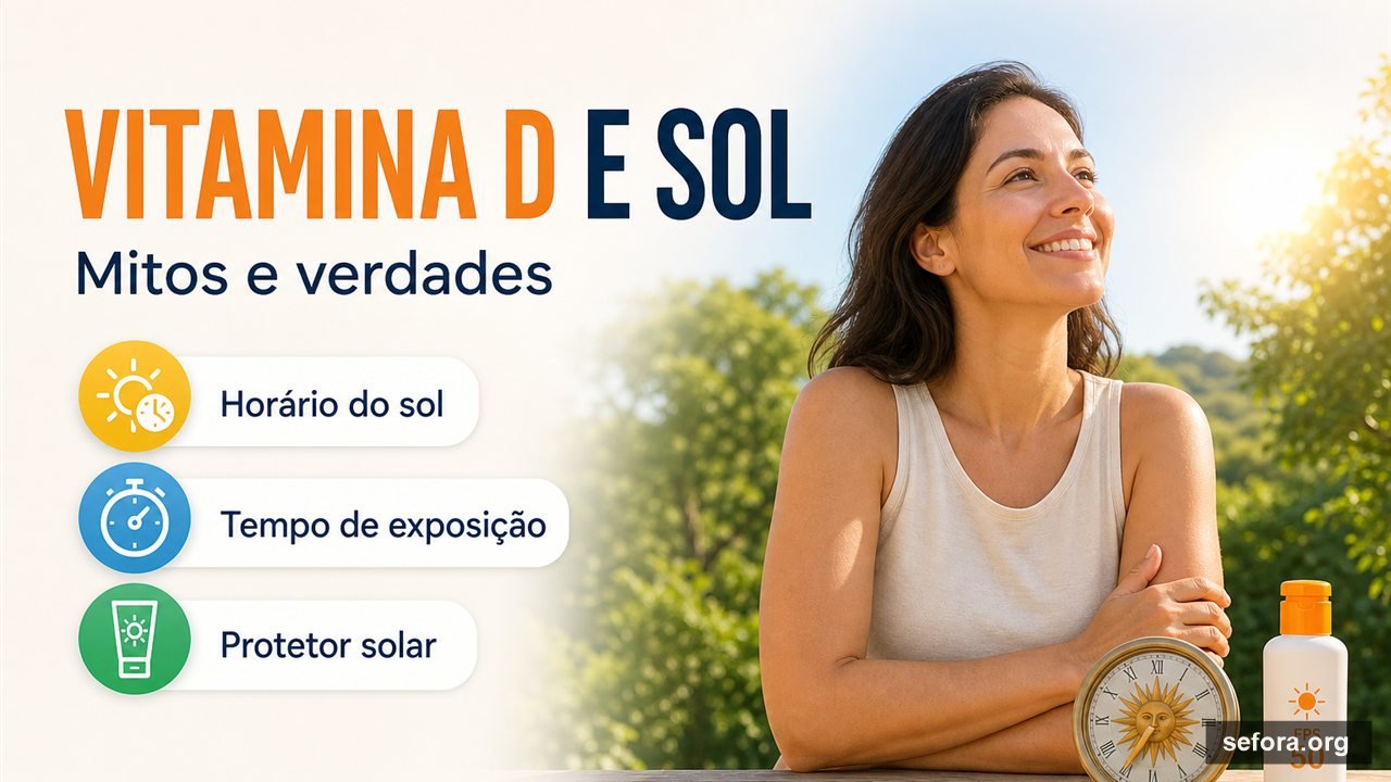 Vitamina D e Exposição Solar: Mitos e Verdades
