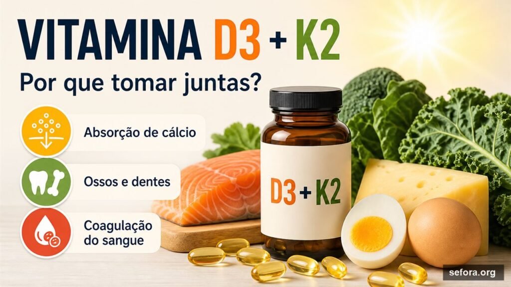 Vitamina D3 e K2: Por Que Tomar Juntas?