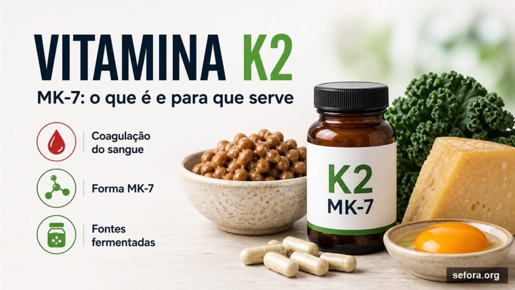 Vitamina K2 (MK-7): O Que é e Para Que Serve